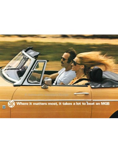 1976 MG MGB BROCHURE ENGLISH