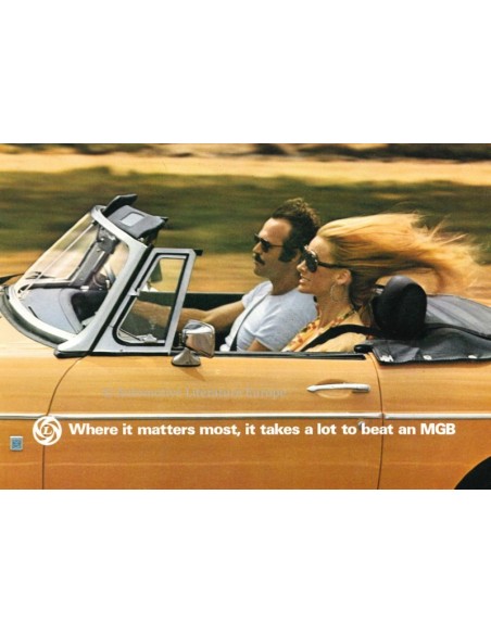 1976 MG MGB PROSPEKT ENGLISCH