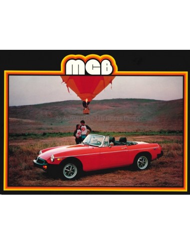 1978 MG MGB PROSPEKT ENGLISCH