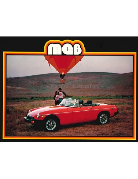 1978 MG MGB BROCHURE ENGLISH
