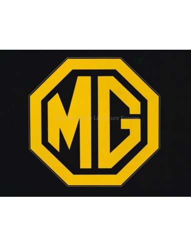 1979 MG MGB PROSPEKT ENGLISCH
