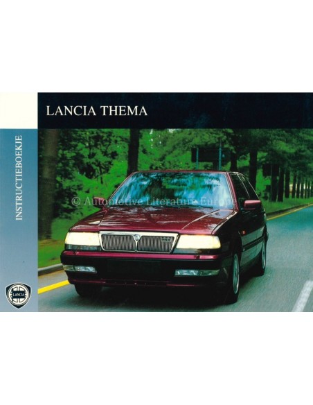 1992 LANCIA THEMA INSTRUCTIEBOEKJE NEDERLANDS