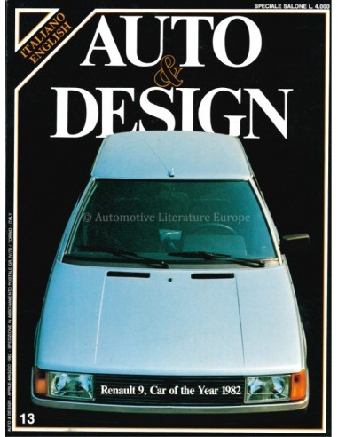 1982 AUTO & DESIGN MAGAZINE ITALIAN & ENGLISH 13