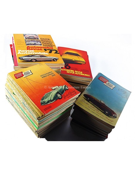 1947 - 2023 AUTOMOBIL REVUE YEARBOOKS GERMAN FRENCH