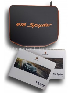 2015 PORSCHE 918 SPYDER POUCH GERMAN