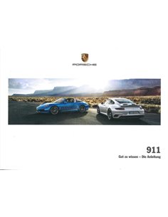 2018 PORSCHE 911 CARRERA | TARGA | TURBO INSTRUCTIEBOEKJE DUITS