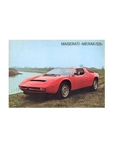 1978 MASERATI MERAK SS LEAFLET