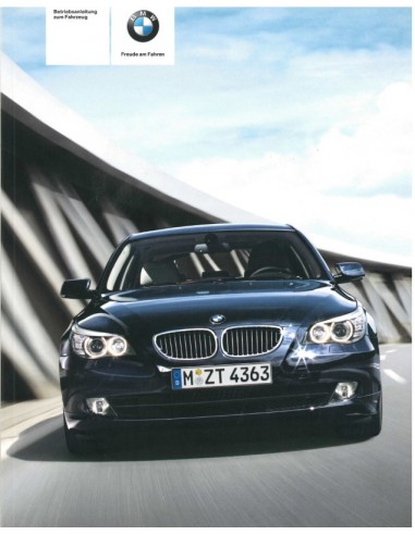 2009 BMW 5 SERIE INSTRUCTIEBOEKJE DUITS