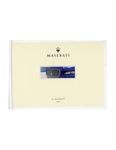 2005 MASERATI LA MASERATI PROGRAMMA BROCHURE DUITS