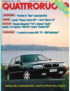 1988 QUATTRORUOTE MAGAZINE 397 ITALIAANS