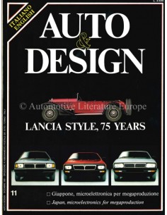 1981 AUTO & DESIGN MAGAZINE ITALIENISCH & ENGLISCH 11
