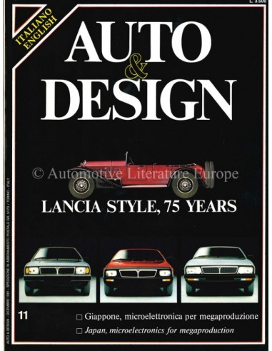 1981 AUTO & DESIGN MAGAZINE ITALIAN & ENGLISH 11