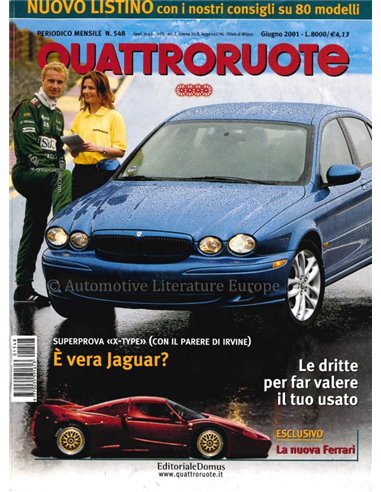 2001 QUATTRORUOTE MAGAZINE 548 ITALIAN