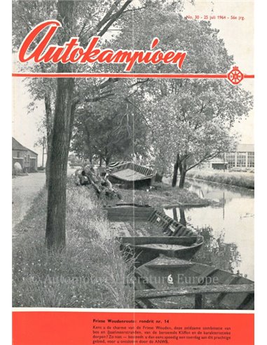1964 AUTOKAMPIOEN MAGAZIN 30 NIEDERLÄNDISCH