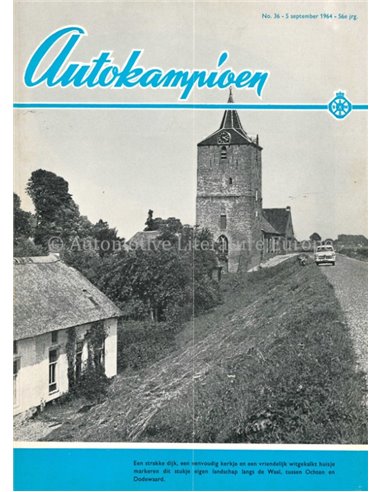 1964 AUTOKAMPIOEN MAGAZINE 36 DUTCH