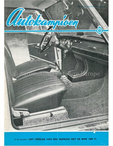 1964 AUTOKAMPIOEN MAGAZIN 39 NIEDERLÄNDISCH