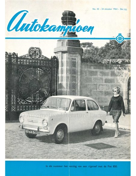 1964 AUTOKAMPIOEN MAGAZIN 43 NIEDERLÄNDISCH