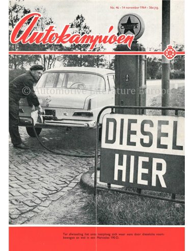 1964 AUTOKAMPIOEN MAGAZIN 46 NIEDERLÄNDISCH