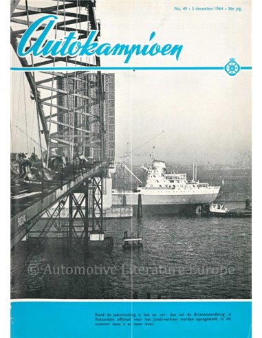 1964 AUTOKAMPIOEN MAGAZIN 49 NIEDERLÄNDISCH
