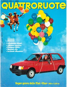 1983 QUATTRORUOTE MAGAZINE 328 ITALIAN