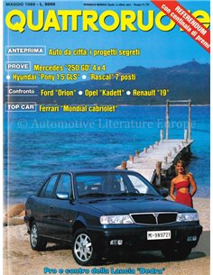 1989 QUATTRORUOTE MAGAZINE 403 ITALIAANS