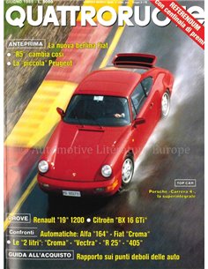 1989 QUATTRORUOTE MAGAZIN 404 ITALIENISCH