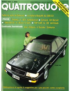 1989 QUATTRORUOTE MAGAZINE 401 ITALIAANS