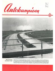 1961 AUTOKAMPIOEN MAGAZIN 3 NIEDERLÄNDISCH