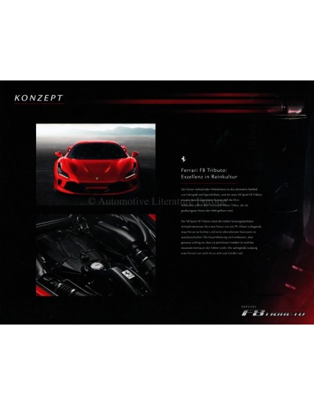 2019 FERRARI F8 TRIBUTO PORTFOLIO DEUTSCH