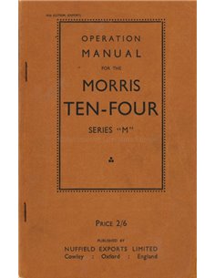 1946 MORRIS TEN-FOUR OWNERS MANUAL ENGLISH
