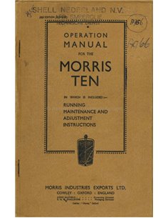 1935 MORRIS TEN INSTRUCTIEBOEKJE ENGELS