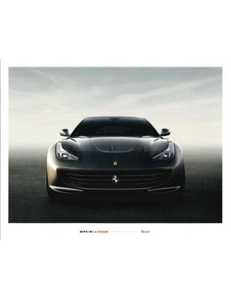 2016 FERRARI GTC4 LUSSO PORTFOLIO GERMAN
