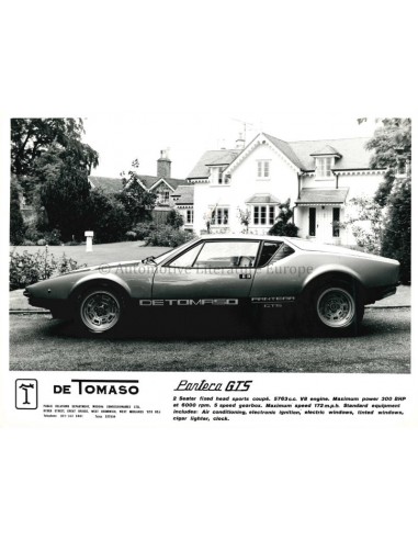 1979 DE TOMASO PANTERA GTS PERSFOTO