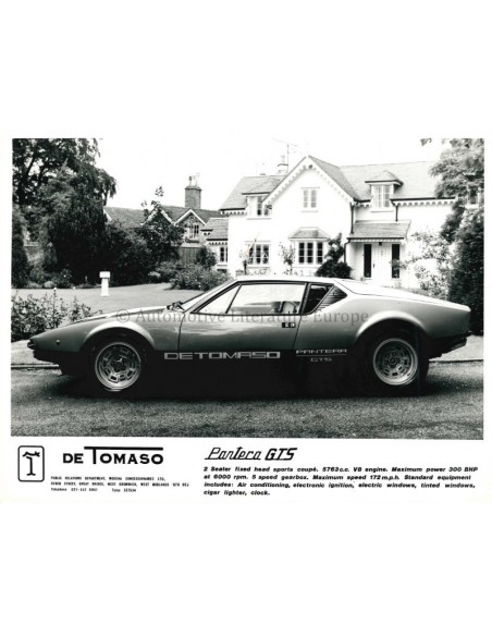 1979 DE TOMASO PANTERA GTS PERSFOTO