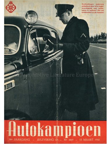 1946 AUTOKAMPIOEN MAGAZINE 12 NEDERLANDS