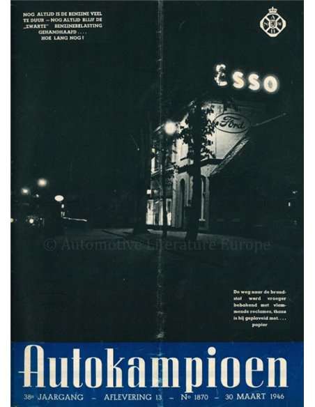 1946 AUTOKAMPIOEN MAGAZINE 13 NEDERLANDS