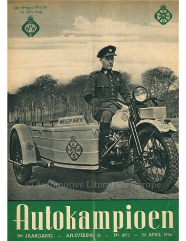 1946 AUTOKAMPIOEN MAGAZIN 16 NIEDERLÄNDISCH