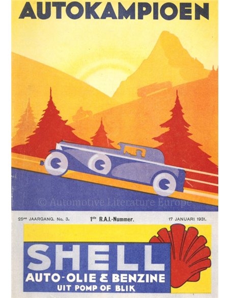 1931 AUTOKAMPIOEN MAGAZINE 3 NEDERLANDS
