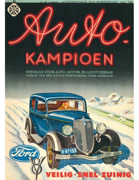 1935 AUTOKAMPIOEN MAGAZINE 4 NEDERLANDS