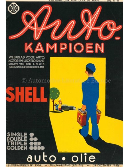 1935 AUTOKAMPIOEN MAGAZIN 51 NIEDERLÄNDISCH