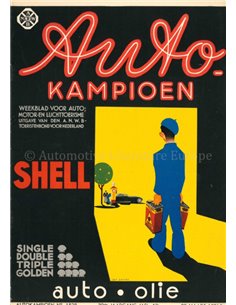 1936 AUTOKAMPIOEN MAGAZIN 13 NIEDERLÄNDISCH