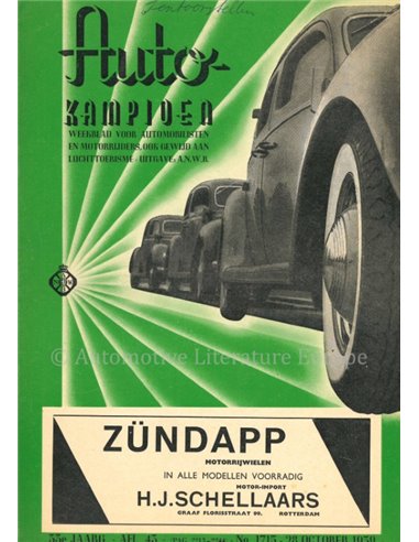 1939 AUTOKAMPIOEN MAGAZIN 43 NIEDERLÄNDISCH