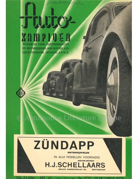 1939 AUTOKAMPIOEN MAGAZIN 43 NIEDERLÄNDISCH