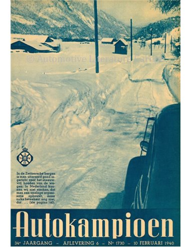 1940 AUTOKAMPIOEN MAGAZINE 6 DUTCH