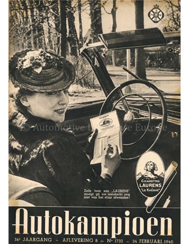 1940 AUTOKAMPIOEN MAGAZINE 8 NEDERLANDS