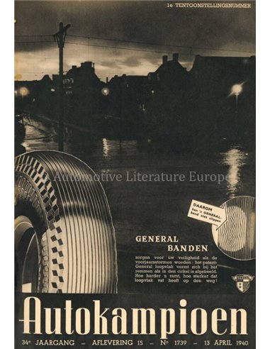 1940 AUTOKAMPIOEN MAGAZIN 15 NIEDERLÄNDISCH