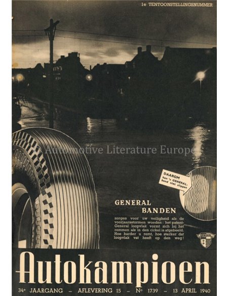 1940 AUTOKAMPIOEN MAGAZIN 15 NIEDERLÄNDISCH