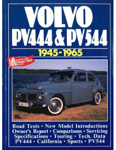 1945 - 1965 VOLVO PV444 & PV544 - BROOKLANDS - BOEK