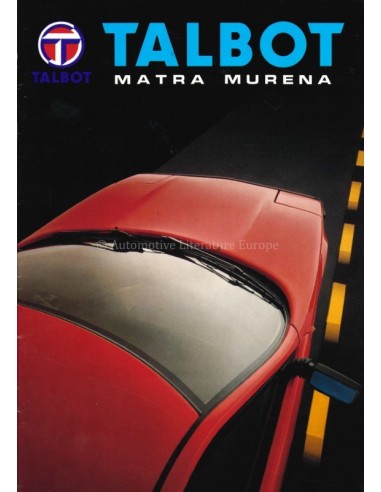 1982 MATRA MURENA PROSPEKT NIEDERLÄNDISCH