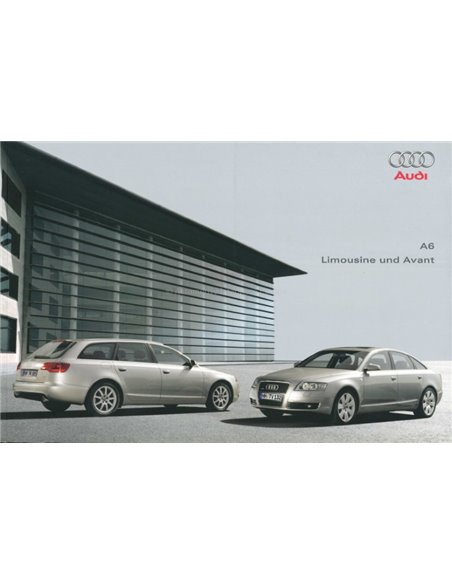 2006 AUDI A6 BROCHURE GERMAN
